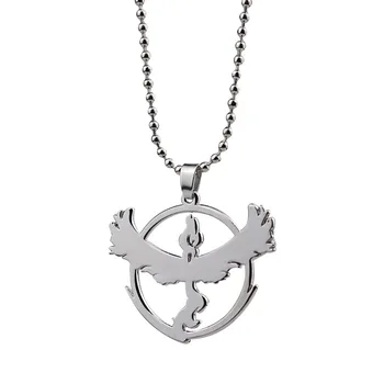 24 Pcs/Lot Theme Necklace Pokemon Go Tag Necklace Game Anime Metal Team Valor Mystic Instinct Logo Bead Chain bulk wholesale
24 Pcs/Lot Theme Necklace Pokemon Go Tag Necklace Game Anime Metal Team Valor Mystic Instinct Logo Bead Chain bulk wholesale