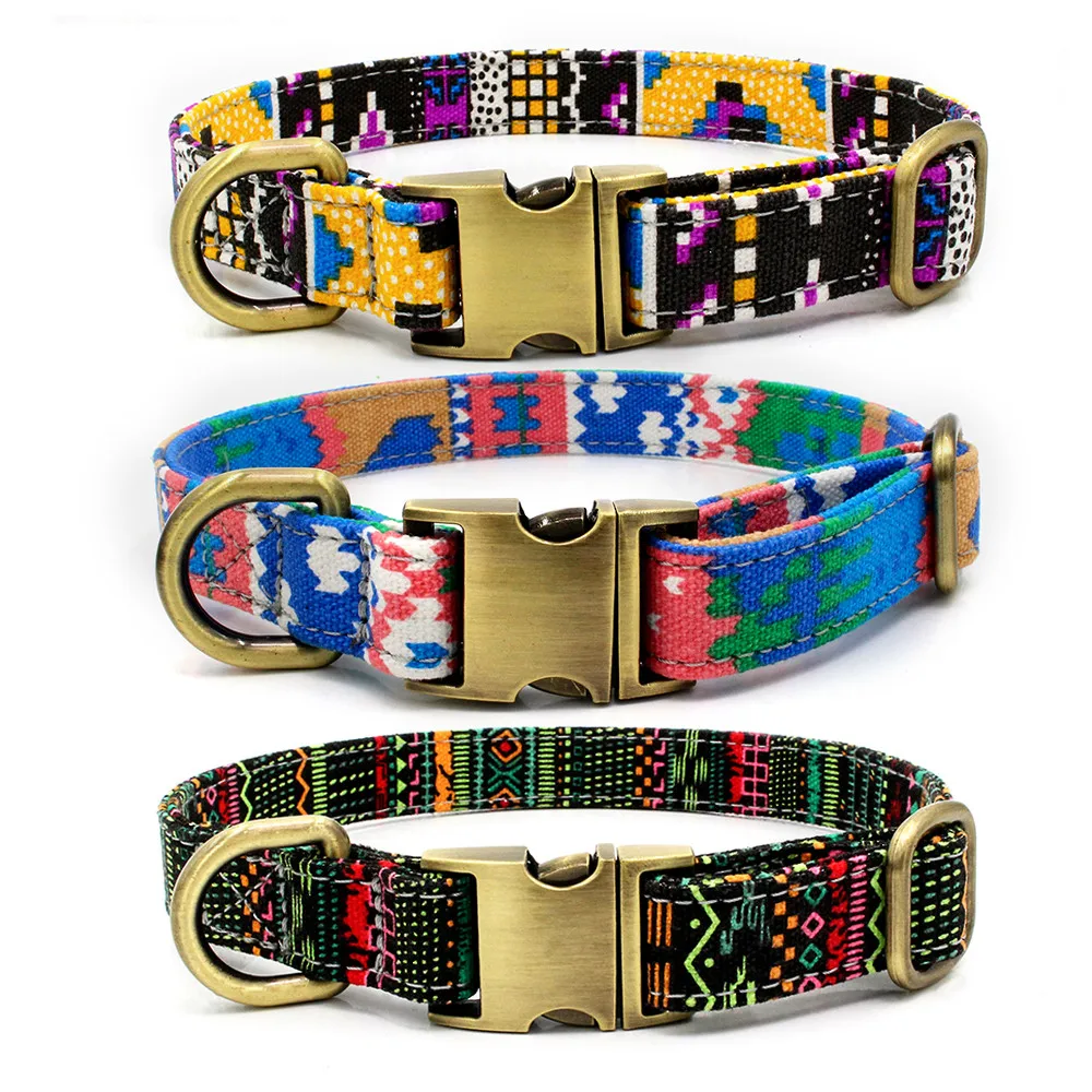 Dog Collar Lettering Pet Collar Bohemian Buckle retro Dog Cat Collar Pet Supplies accessories Cloth+Metal dropshipping Z620
Dog Collar Lettering Pet Collar Bohemian Buckle retro Dog Cat Collar Pet Supplies accessories Cloth+Metal dropshipping Z620