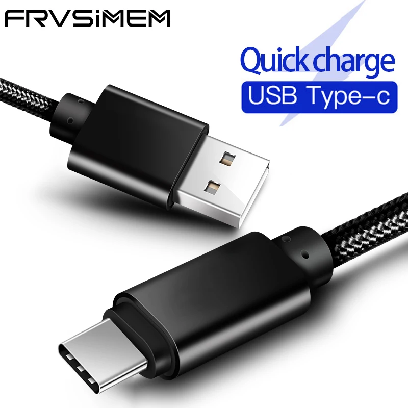 2.4A USB Type-C Cable Quick Charger USBC 3.0 3.1 Cable Data Sync Type C Cable For Samsung Huawei XiaoMi Phone USB Charging Cord
2.4A USB Type-C Cable Quick Charger USBC 3.0 3.1 Cable Data Sync Type C Cable For Samsung Huawei XiaoMi Phone USB Charging Cord