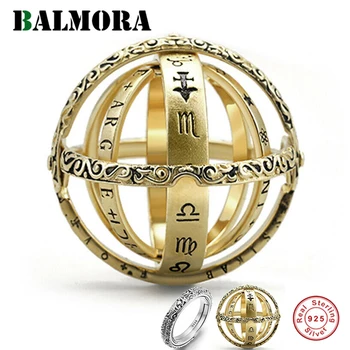 BALMORA 925 Sterling Silver Astronomical Sphere Ball Rings for Couple Lover Gift Cosmic Constellations Rotating Ring BKR0002
BALMORA 925 Sterling Silver Astronomical Sphere Ball Rings for Couple Lover Gift Cosmic Constellations Rotating Ring BKR0002