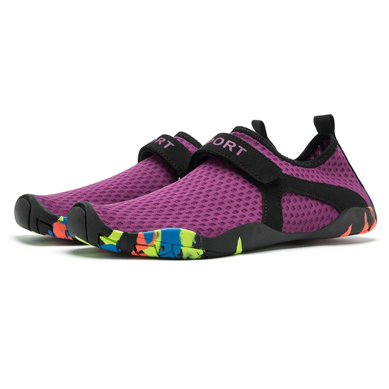 Drain water shoes woman stream sneakers quick dry five toes beach shoes mesh light female footwear lovers plus size purple green
Drain water shoes woman stream sneakers quick dry five toes beach shoes mesh light female footwear lovers plus size purple green