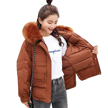 2018 Winter Jacket Women Hooded Coat Female Padded Cotton Parkas Casual Short Parka Cotton Outerwear Jaqueta Feminina F115
2018 Winter Jacket Women Hooded Coat Female Padded Cotton Parkas Casual Short Parka Cotton Outerwear Jaqueta Feminina F115