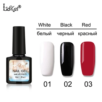 Lokai 10ml Soak-off Nail Gel Polish 90 Colors Soak Off Gel Top Base Coat Gel Lacquer Primer for Nail Art Manicure Set Shilak
Lokai 10ml Soak-off Nail Gel Polish 90 Colors Soak Off Gel Top Base Coat Gel Lacquer Primer for Nail Art Manicure Set Shilak