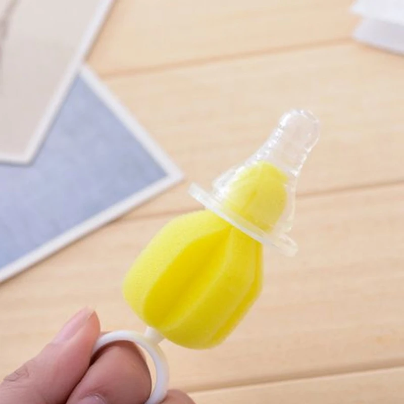 1pcs New 360 Degree Rotating Sponge Yellow Baby Nipple Brush Babies Teat Cleaning Feeding Bottle Brushes Infant Pacifier Cleaner
1pcs New 360 Degree Rotating Sponge Yellow Baby Nipple Brush Babies Teat Cleaning Feeding Bottle Brushes Infant Pacifier Cleaner