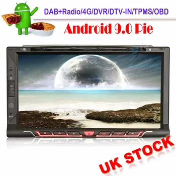 Android 9.0 Autoradio Double din Car Stereo Sat Nav GPS Navigation Bluetooth 4G TPMS WiFi OBD DVD DVR SWC
Android 9.0 Autoradio Double din Car Stereo Sat Nav GPS Navigation Bluetooth 4G TPMS WiFi OBD DVD DVR SWC
