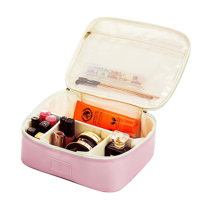 Lattices Cosmetic Storage Box Make Up Bags Double Zipper Professional Femal Large Capacity Storage Cosmetic Bags for Travel
Lattices Cosmetic Storage Box Make Up Bags Double Zipper Professional Femal Large Capacity Storage Cosmetic Bags for Travel