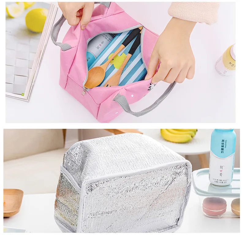 Children's Thermal Insulated Cute Lunch box, Picnic bag (TLB01)