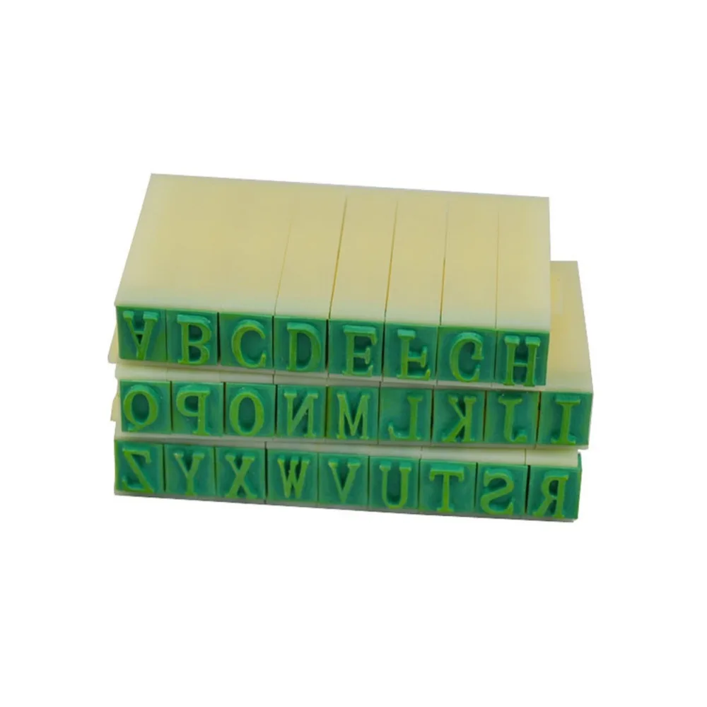 New Arrival Detachable Plastic Rubber 26 English Alphabet Letters Stamp Set for Marking CF00894 S03
New Arrival Detachable Plastic Rubber 26 English Alphabet Letters Stamp Set for Marking CF00894 S03