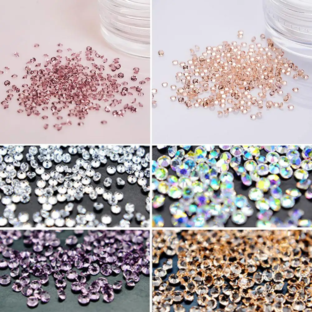 300Pcs Design 1.2mm Shiny Crystal Rhinestone 3D Nail Art Decoration Charm DIY Women Manicure Tips Tool
300Pcs Design 1.2mm Shiny Crystal Rhinestone 3D Nail Art Decoration Charm DIY Women Manicure Tips Tool
