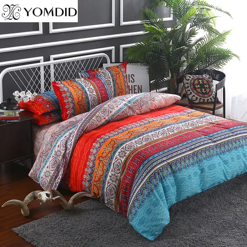 Bohemian Bedding Sets 3 4pcs Mandala Duvet Cover Set Flat Sheet