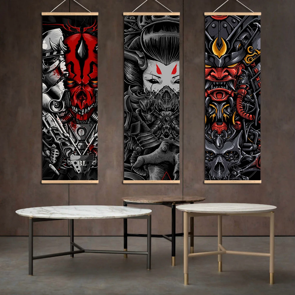 Japanese Abstract Poster Canvas Paintings Black Death Industrial Print Scroll Wall Art Pictures Living Room Farmhouse Decoration
Japanese Abstract Poster Canvas Paintings Black Death Industrial Print Scroll Wall Art Pictures Living Room Farmhouse Decoration