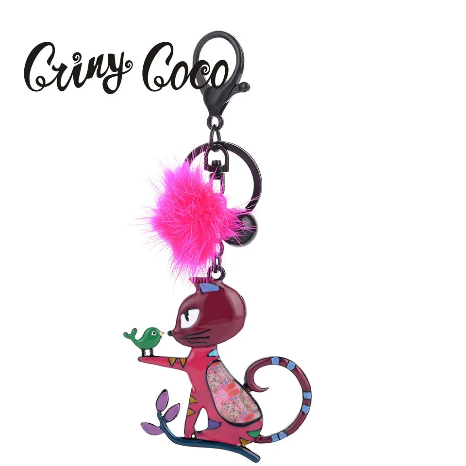 Vintage Enamel Cat Keychains for Grils Keychain Jewelry Cute Alloy Metal Key Ring Animal Bird Stranger Things Accessories Gift
Vintage Enamel Cat Keychains for Grils Keychain Jewelry Cute Alloy Metal Key Ring Animal Bird Stranger Things Accessories Gift