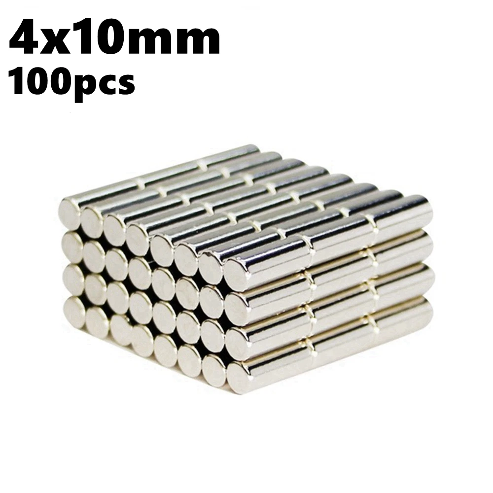 Magnet Cylinder Super Powerful Magnetic 4mm x 10mm 100pcs 50pcs 4x10 N35 NdFeB Iman Small Round Bar Permanent Neodymium Magnets
Magnet Cylinder Super Powerful Magnetic 4mm x 10mm 100pcs 50pcs 4x10 N35 NdFeB Iman Small Round Bar Permanent Neodymium Magnets