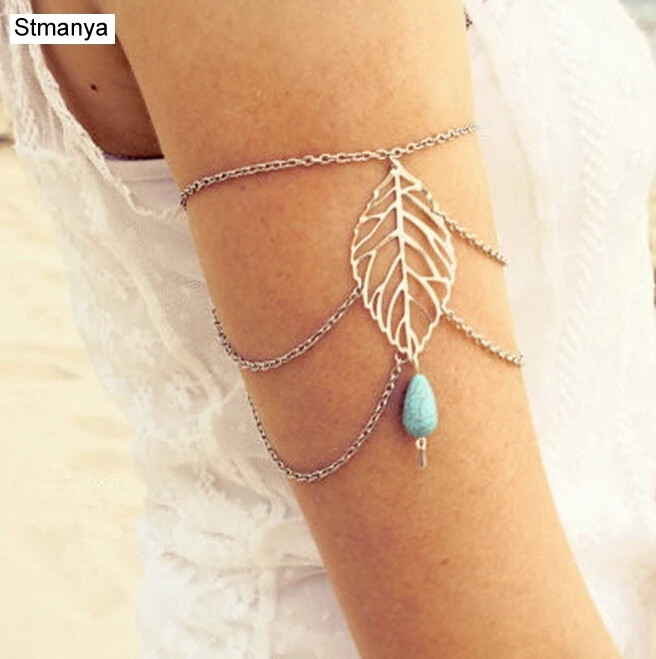 Leaf Arm chain - Hot sale Sexy Body Chain Personality Punk Gothic Upper Arm Cuff Armlet Armband Bangle Bracelet For Women Gift
Leaf Arm chain - Hot sale Sexy Body Chain Personality Punk Gothic Upper Arm Cuff Armlet Armband Bangle Bracelet For Women Gift