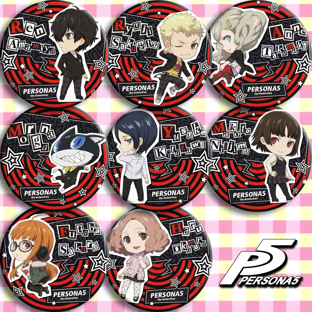 Free Postage Persona 5 Hero Joker Phantom Thief Anne Takamaki Ryuji Sakamoto Morgana Akira Kurusu Okumura Cosplay Badge Emblem
Free Postage Persona 5 Hero Joker Phantom Thief Anne Takamaki Ryuji Sakamoto Morgana Akira Kurusu Okumura Cosplay Badge Emblem