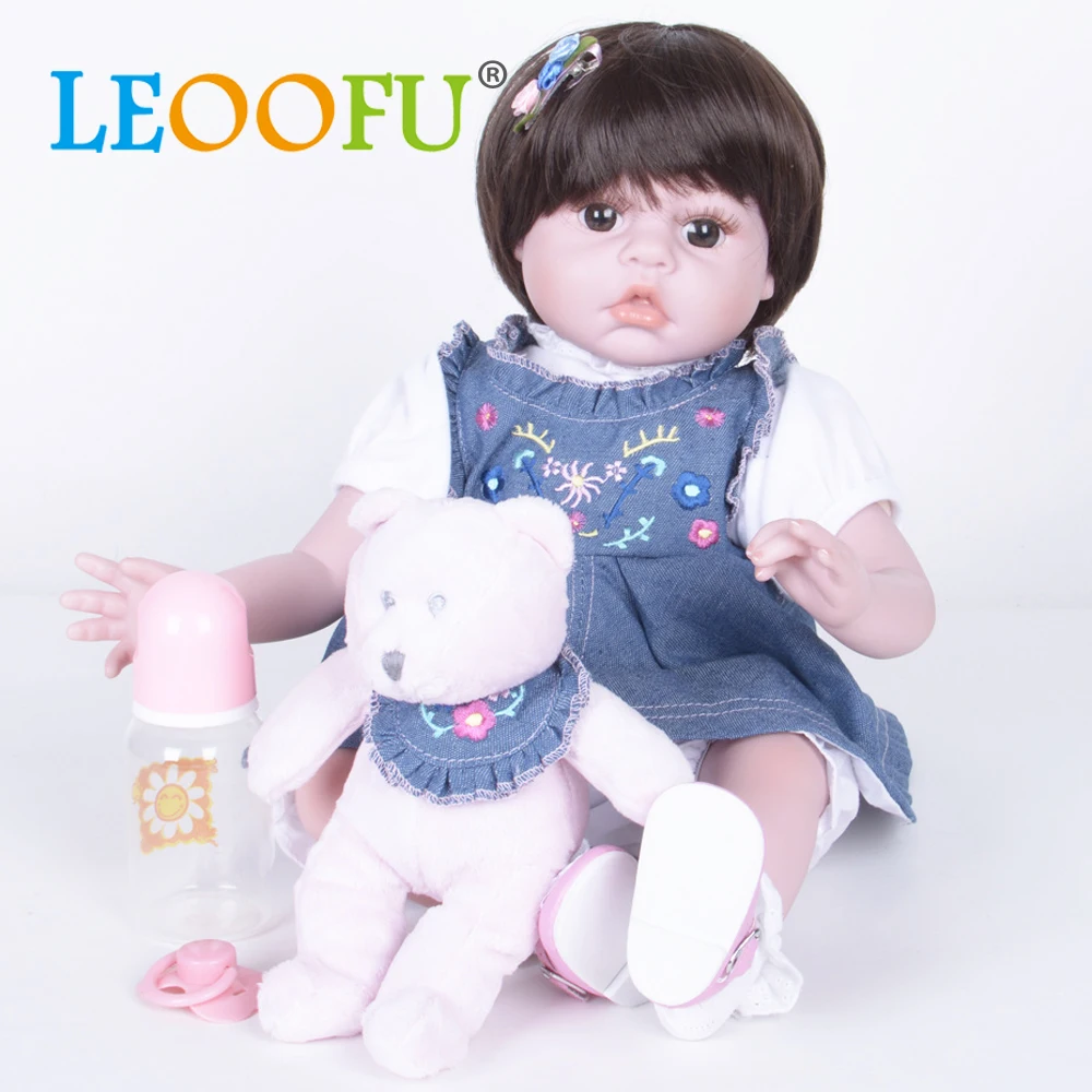 LEOOFU 20inch silicone reborn baby dolls christmas gifts anime birthday gift surprice bebe reborn doll soft play house toys
LEOOFU 20inch silicone reborn baby dolls christmas gifts anime birthday gift surprice bebe reborn doll soft play house toys