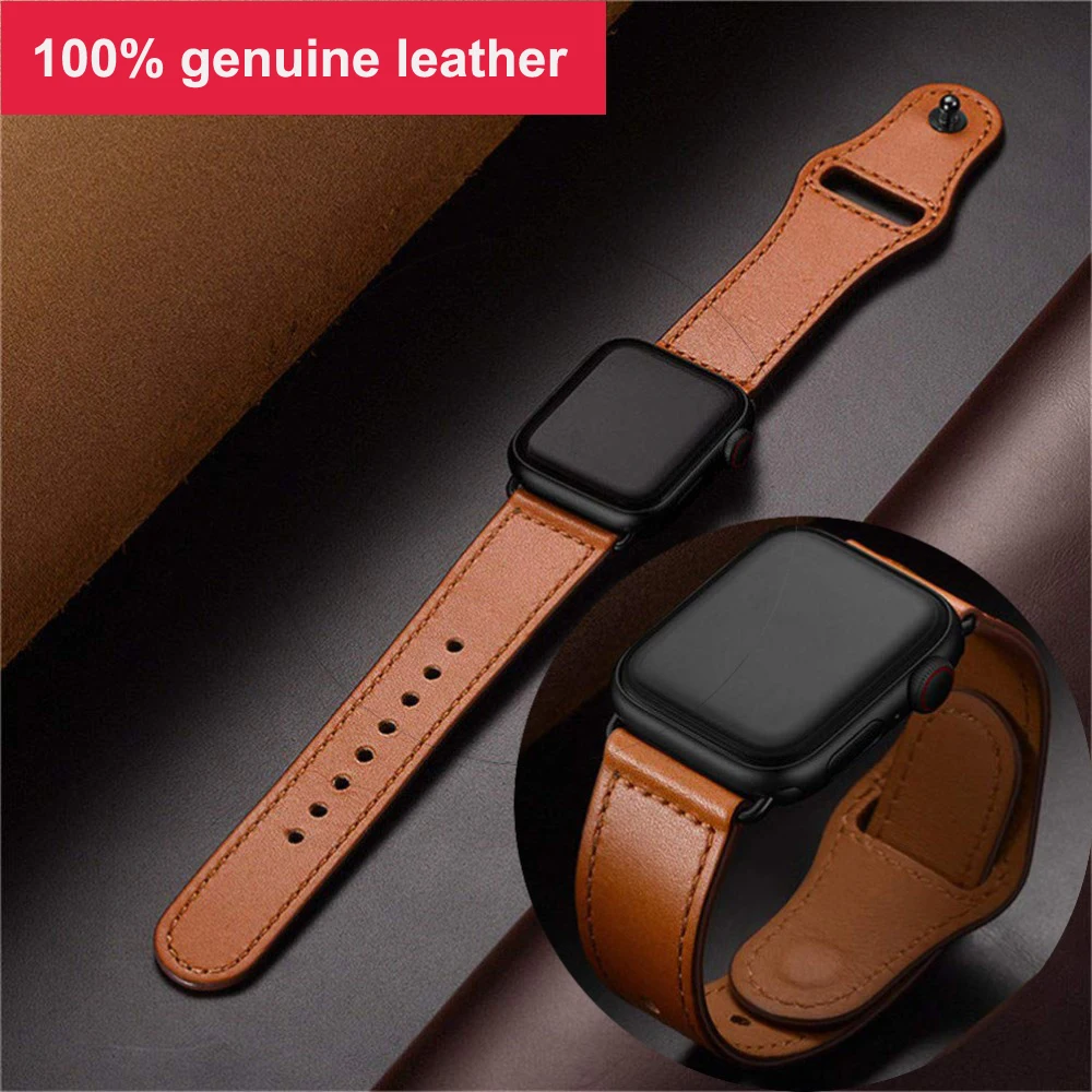 Genuine leather loop strap for apple watch band leather 42mm 44mm 38mm 40mm for iwatch 5/4/3/2/1 wristband
Genuine leather loop strap for apple watch band leather 42mm 44mm 38mm 40mm for iwatch 5/4/3/2/1 wristband