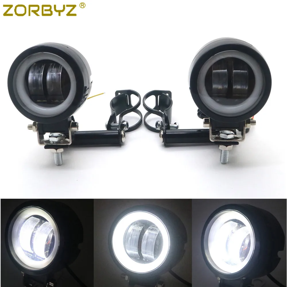 ZORBYZ Black LED Angel Eye Halo Ring Passing Spot Fog Light with 33-43mm Fork Tube Bar Bracket For Harley Honda Yamaha Custom
ZORBYZ Black LED Angel Eye Halo Ring Passing Spot Fog Light with 33-43mm Fork Tube Bar Bracket For Harley Honda Yamaha Custom