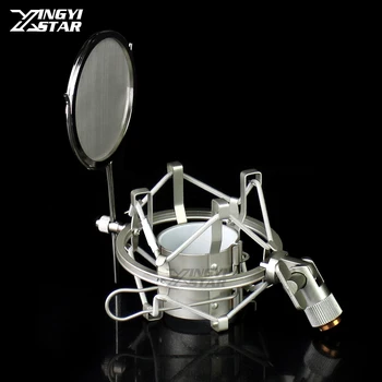 Metal Shock Mount Stand Spider Microphone Isolation Shield Mic Wind Screen Pop Filter For Audio Technica ATR2500 AE3000 ATR 2500
Metal Shock Mount Stand Spider Microphone Isolation Shield Mic Wind Screen Pop Filter For Audio Technica ATR2500 AE3000 ATR 2500
