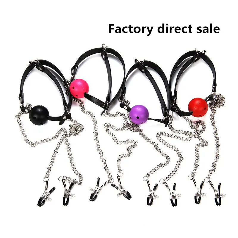 Sm Products Sex Bdsm Bondage Set Restraints Sex For Couples Adults Woman Slave SM Sexy Erotic Toy With Nipple Clamp