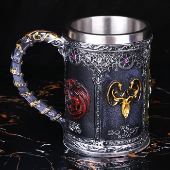 Game Of Thrones Tankard House Sigil Crests lion Mug Cool Design Big Capacity 620ML Beer Stein Skull Cup Many Stock
Game Of Thrones Tankard House Sigil Crests lion Mug Cool Design Big Capacity 620ML Beer Stein Skull Cup Many Stock
