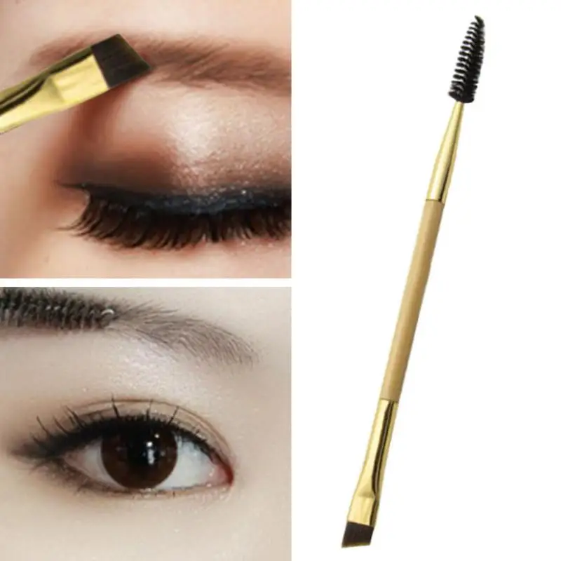 1Pcs Double Head Makeup Brush Makeup Tools Bamboo Handle Double Eyebrow Brush + Eyebrow Comb and Makeup Brush B01001
1Pcs Double Head Makeup Brush Makeup Tools Bamboo Handle Double Eyebrow Brush + Eyebrow Comb and Makeup Brush B01001
