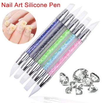 1pcs/ 5pcs Dual-ended Nail Dotting Pen Rhinestone Picker Wax Pen Silicone Head Dotting Tools Manicure Nail Art Tool
1pcs/ 5pcs Dual-ended Nail Dotting Pen Rhinestone Picker Wax Pen Silicone Head Dotting Tools Manicure Nail Art Tool
