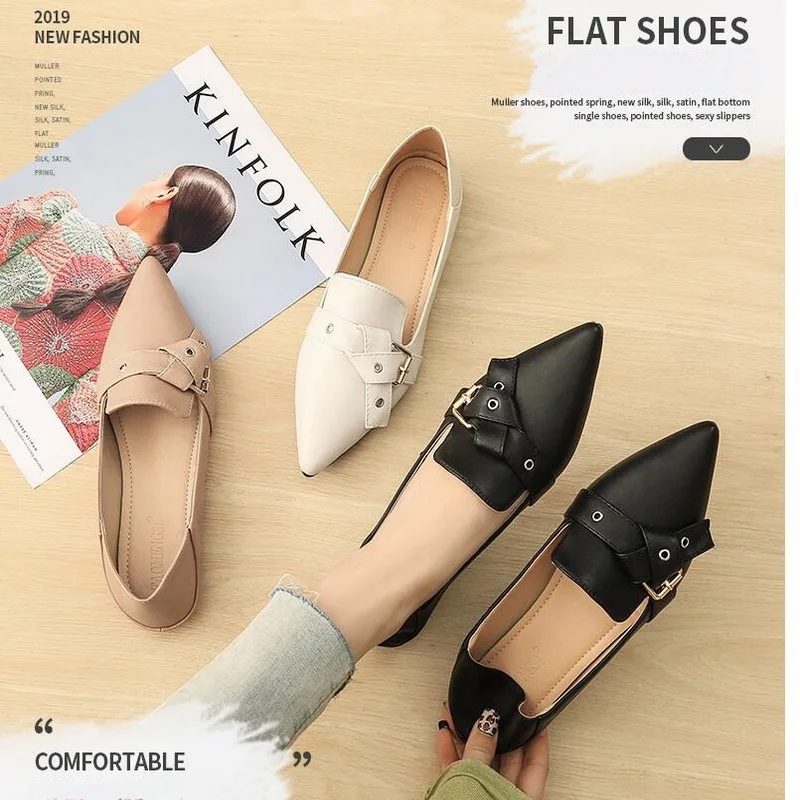 Women Flats 2019 Spring Summer Genuine Leather flat shoes large size white nurse shoes fashion Ballet Flat Shoes Women Loafers
Women Flats 2019 Spring Summer Genuine Leather flat shoes large size white nurse shoes fashion Ballet Flat Shoes Women Loafers
