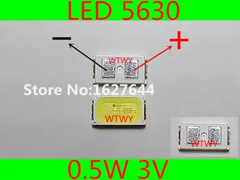 1000pcs EVERLIGHT LED Backlight TV LED 5630 High Power 0.5W 3V LED Backlight Cool white For LED LCD TV Backlight Application
1000pcs EVERLIGHT LED Backlight TV LED 5630 High Power 0.5W 3V LED Backlight Cool white For LED LCD TV Backlight Application