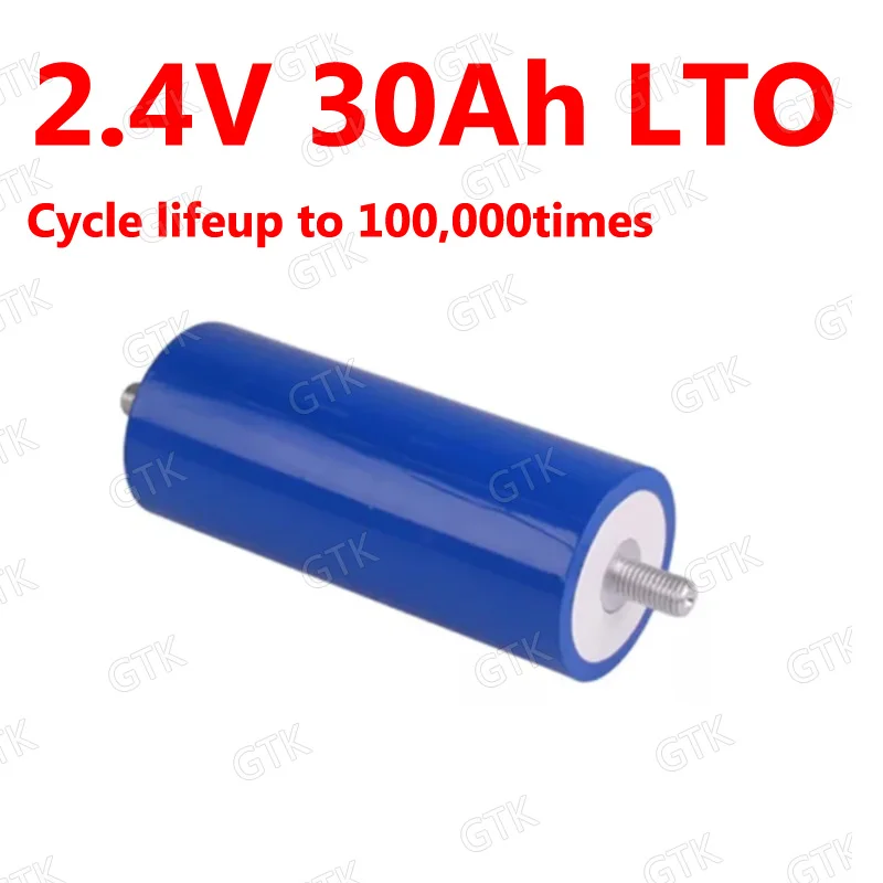 10pcs Lithium titanate battery 2.4V 30AH LTO bateria 15C 450A for DIY 24V 48V motorcycle Cleaning machine AGV Solar energy EV
10pcs Lithium titanate battery 2.4V 30AH LTO bateria 15C 450A for DIY 24V 48V motorcycle Cleaning machine AGV Solar energy EV