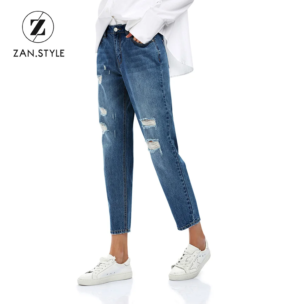 Sovalro Autumn Holes Women Jeans Mid Waist Blue Denim Loose Straight Pants Streetwear Ripped Ankle Jeans Boyfriend Trousers
Sovalro Autumn Holes Women Jeans Mid Waist Blue Denim Loose Straight Pants Streetwear Ripped Ankle Jeans Boyfriend Trousers