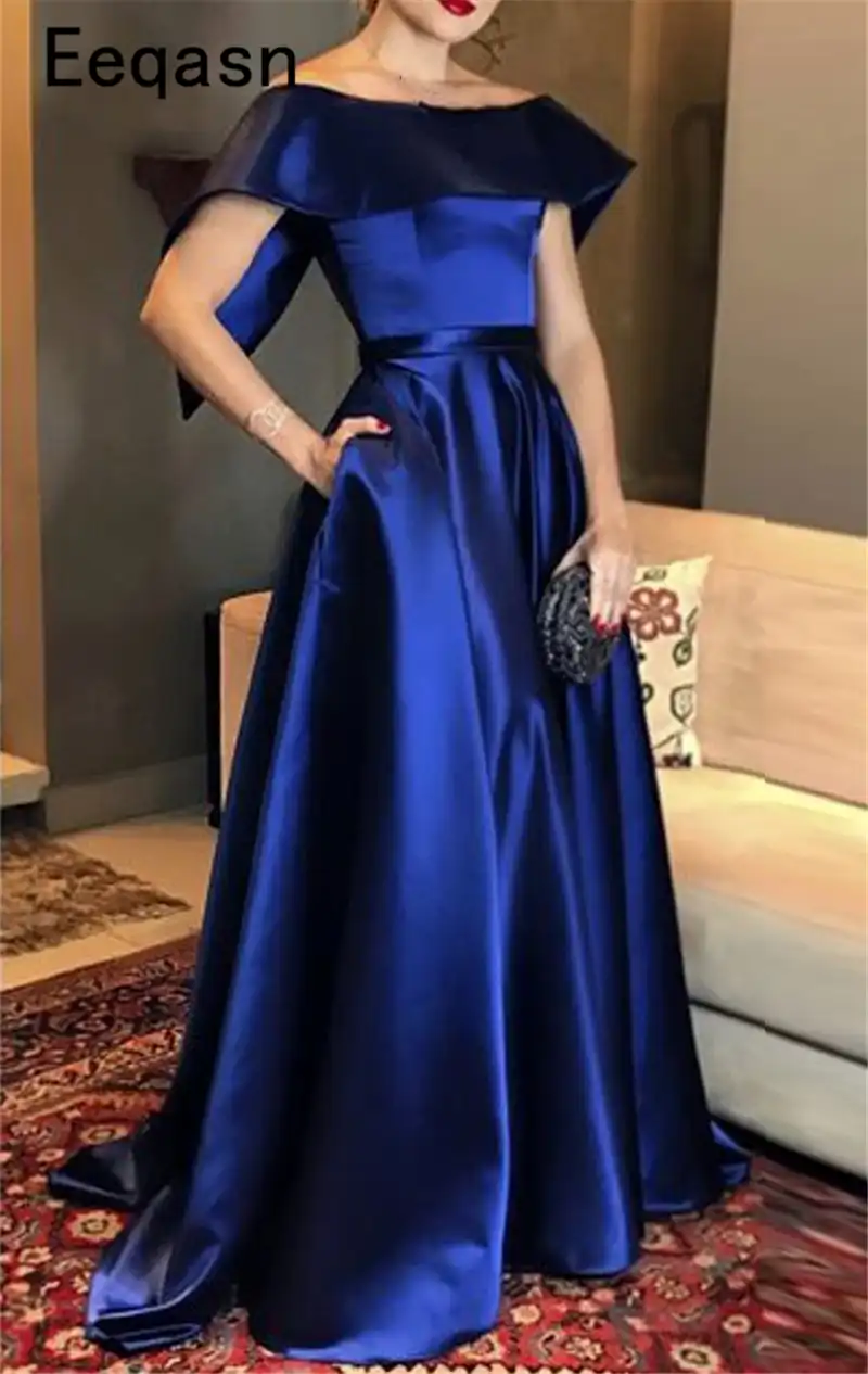 cobalt evening dress