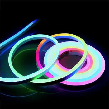 Waterproof RGB LED Neon Light WS2811 IC LED Flexible Neon Rope Strip Light Bar light 5050 SMD Changeable Soft Tube 10M DC12V 24V
Waterproof RGB LED Neon Light WS2811 IC LED Flexible Neon Rope Strip Light Bar light 5050 SMD Changeable Soft Tube 10M DC12V 24V