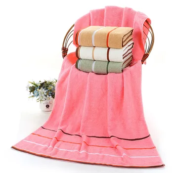 100% Cotton 70*140 Bathroom Towels Super Soft Absorbent Solid Color Stripes Beach Towels Bath Towels for Adults Quick-Dry Havlu
100% Cotton 70*140 Bathroom Towels Super Soft Absorbent Solid Color Stripes Beach Towels Bath Towels for Adults Quick-Dry Havlu