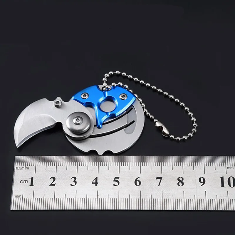 Outdoor Mini Pocket Knives Steel Blade Folding Coin Knife Self-defense EDC Tools Gadget Key Chain Survival Tool Camping Equipmen
Outdoor Mini Pocket Knives Steel Blade Folding Coin Knife Self-defense EDC Tools Gadget Key Chain Survival Tool Camping Equipmen