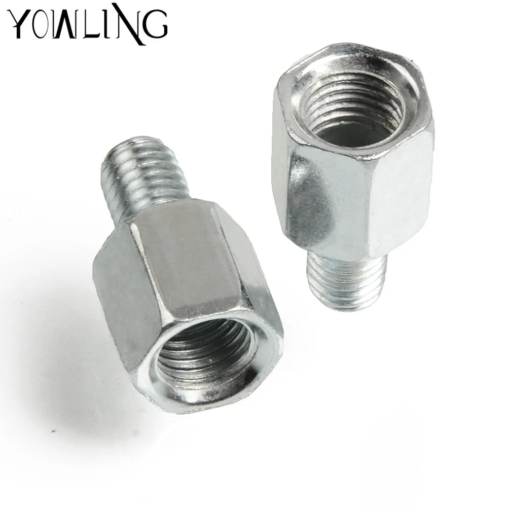 Motorcycle Reaview Mirrors Bolts Screw Adapter M10 M8 thread Convertor FOR Honda Kawasaki SUZUKI GSXR 1000 600 750 V-STROM sv650
Motorcycle Reaview Mirrors Bolts Screw Adapter M10 M8 thread Convertor FOR Honda Kawasaki SUZUKI GSXR 1000 600 750 V-STROM sv650