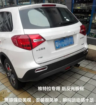 For Suzuki vitara 2016-2018 car body detector Chrome trim back tail front /rear fog light cover lamp frame stick Car-styling
For Suzuki vitara 2016-2018 car body detector Chrome trim back tail front /rear fog light cover lamp frame stick Car-styling