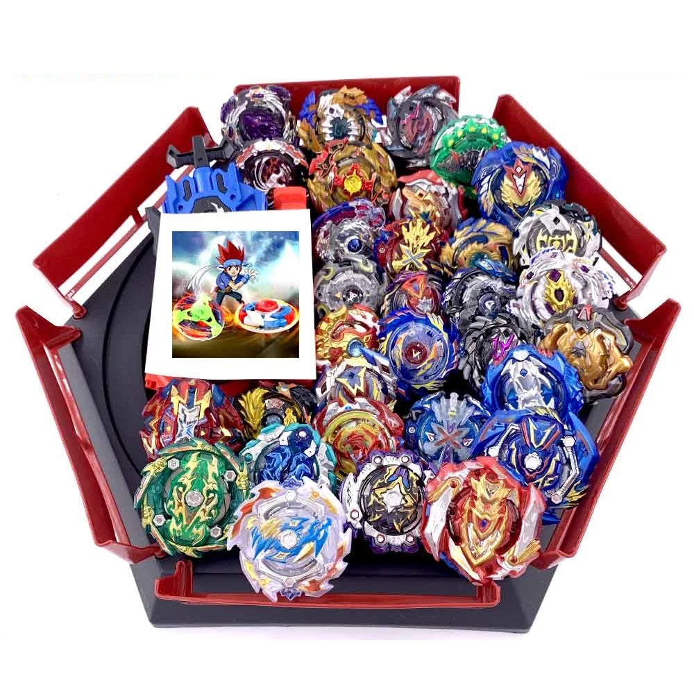 Tops Launchers Beyblade Set Toys With Starter and Arena Bayblade Metal Burst God Spinning Top Bey Blade Blades Toys
Tops Launchers Beyblade Set Toys With Starter and Arena Bayblade Metal Burst God Spinning Top Bey Blade Blades Toys