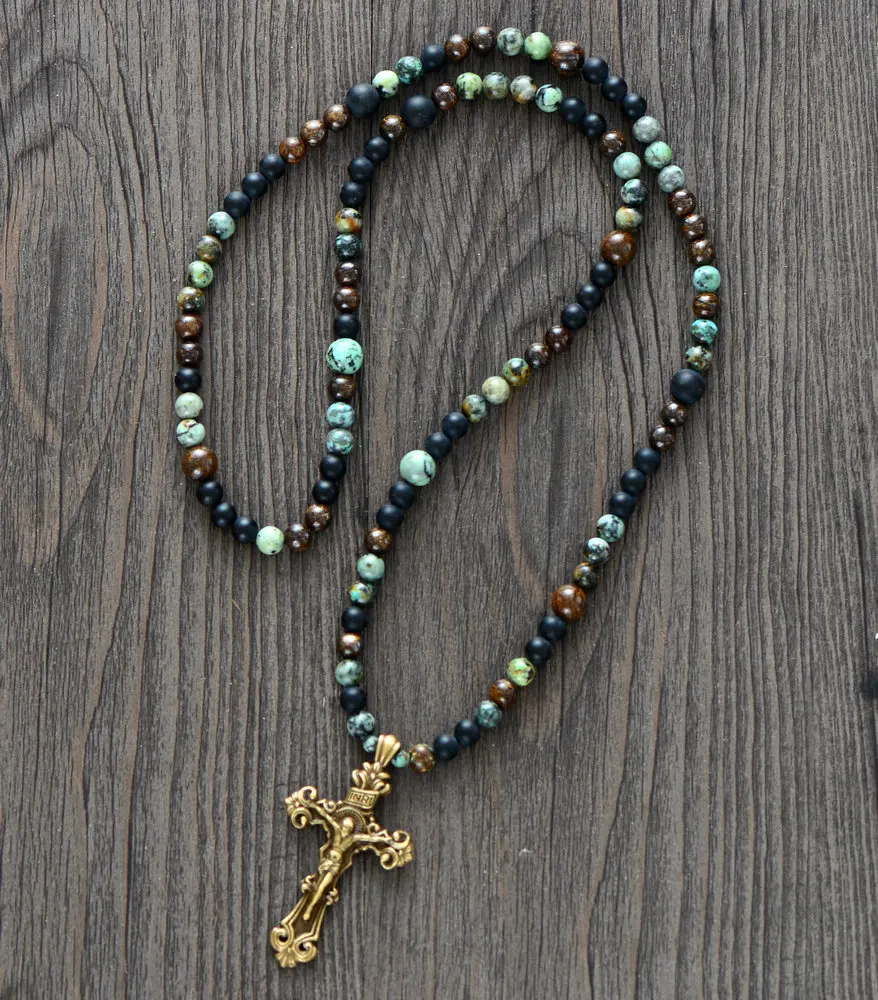 Mens Necklace Matte Onyx Natural Stone with Antique Cross Pendant Necklace Steampunk Natural Stone Dropshipping Jewelry
Mens Necklace Matte Onyx Natural Stone with Antique Cross Pendant Necklace Steampunk Natural Stone Dropshipping Jewelry