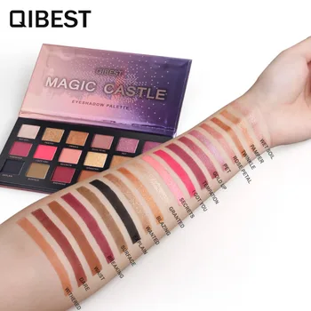 Qibest 18 colors shimmer matte eyeshadow palette waterpoof long lasting wine red purple black smoky eyeshadow powder QB006
Qibest 18 colors shimmer matte eyeshadow palette waterpoof long lasting wine red purple black smoky eyeshadow powder QB006