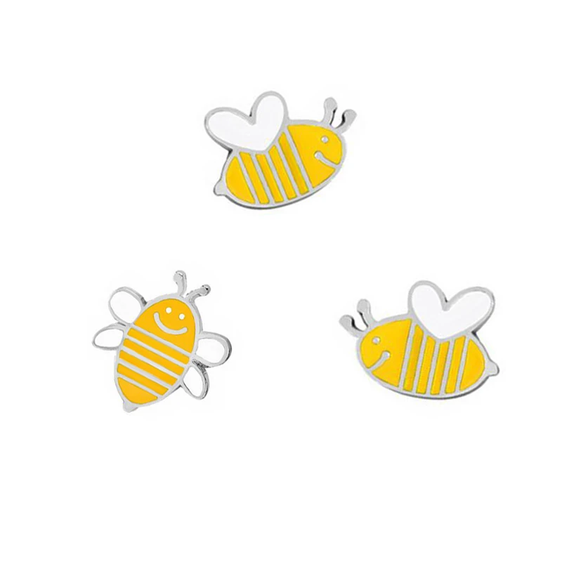 3pcs/Set Cartoon Mini Bee Brooch Cute Animal Enamel Pin Children Backpack Metal Badge Jackets Lapel Pins Women Men Jewelry Gifts
3pcs/Set Cartoon Mini Bee Brooch Cute Animal Enamel Pin Children Backpack Metal Badge Jackets Lapel Pins Women Men Jewelry Gifts