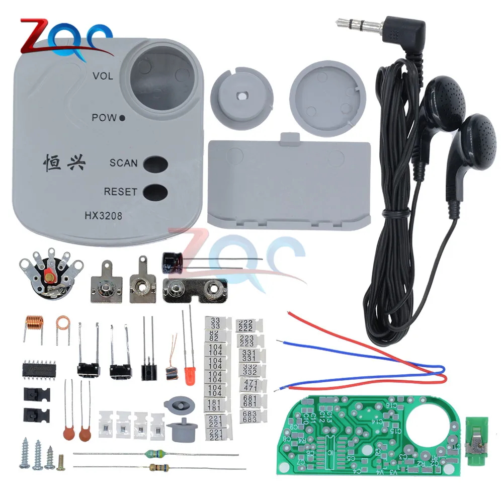 FM Micro SMD Radio DIY Kits FM Frequency Modulation Radio Electronic Production Training Suite
FM Micro SMD Radio DIY Kits FM Frequency Modulation Radio Electronic Production Training Suite