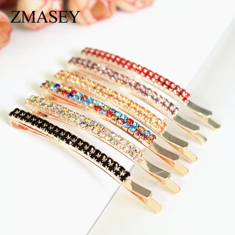 ZMASEY Mix color 6pc Fashion Crystal Hairpins Headwear for Women Girls Styling Tools Accessories
ZMASEY Mix color 6pc Fashion Crystal Hairpins Headwear for Women Girls Styling Tools Accessories