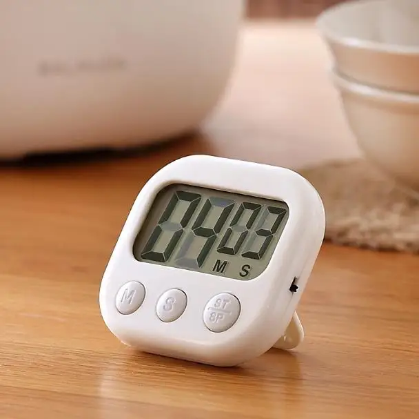 Mini Kitchen Clock Digital LCD Cooking Timer Stopwatch Count-Down Up Clock Square Cooking Timer Alarm 100 Minutes
Mini Kitchen Clock Digital LCD Cooking Timer Stopwatch Count-Down Up Clock Square Cooking Timer Alarm 100 Minutes