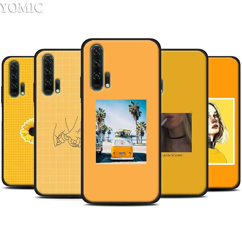 Yellow Aesthetic Art Black Silicone Case for Huawei Honor 20 Pro 10 20 Lite 20i V20 8X 8C 8A 8S Play Enjoy 9e 9s Case
Yellow Aesthetic Art Black Silicone Case for Huawei Honor 20 Pro 10 20 Lite 20i V20 8X 8C 8A 8S Play Enjoy 9e 9s Case