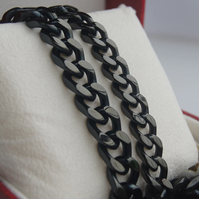 10mm black plating 316L stainless steel men/boy's chain necklaces & pendants men jewelry punk
10mm black plating 316L stainless steel men/boy's chain necklaces & pendants men jewelry punk