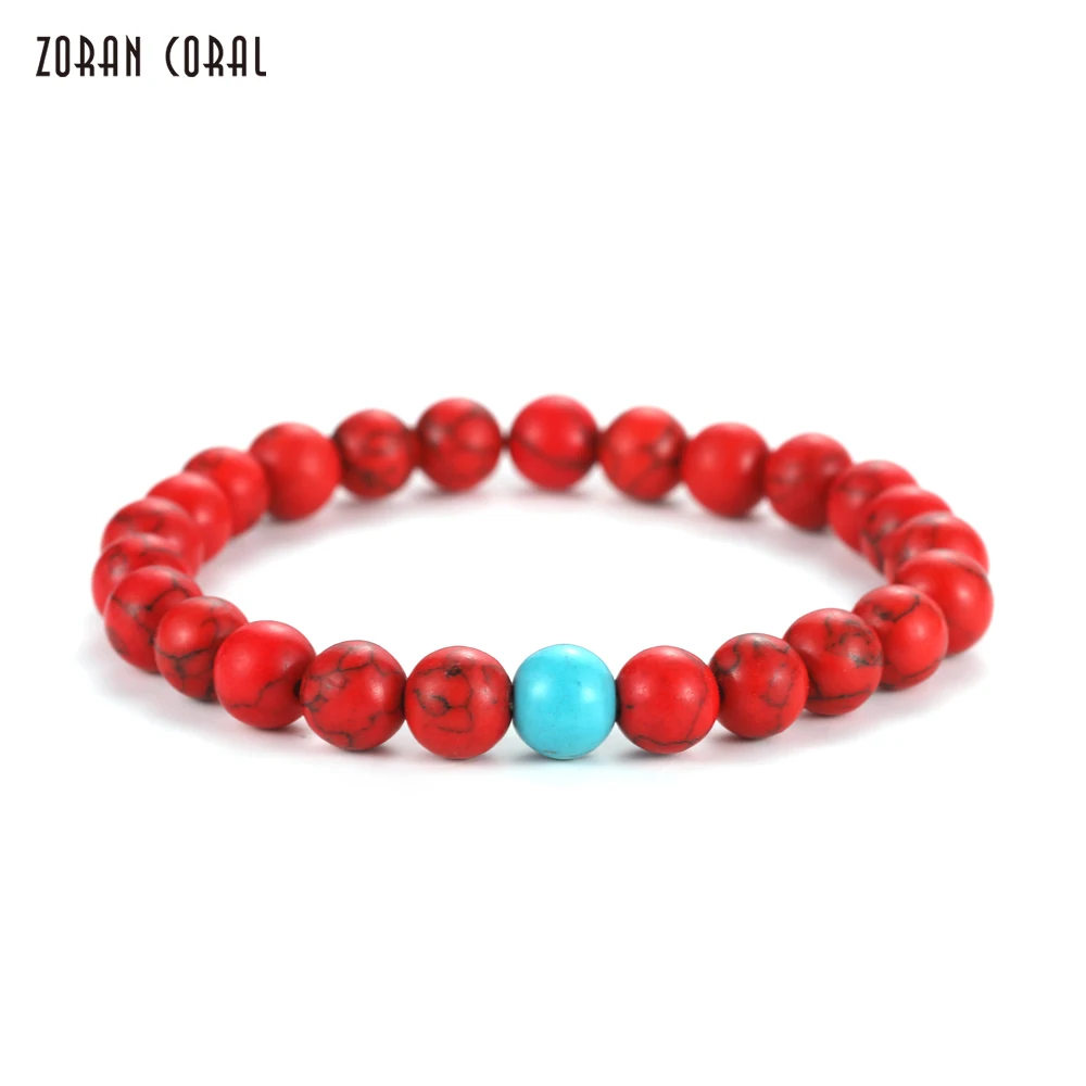 ZORAN CORAL Fashion Red Blue Stone Beads Male Female Lucky Bracelets Men Women Charm Bracelets Jewelry Gift Pulseira Masculina
ZORAN CORAL Fashion Red Blue Stone Beads Male Female Lucky Bracelets Men Women Charm Bracelets Jewelry Gift Pulseira Masculina