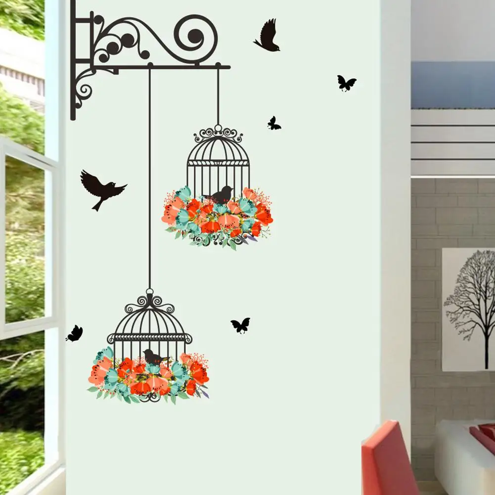 AsyPets Cute Bird Cage Wall Sticker Art Mural Living Room TV Background Kindergarten Decoration-25
AsyPets Cute Bird Cage Wall Sticker Art Mural Living Room TV Background Kindergarten Decoration-25