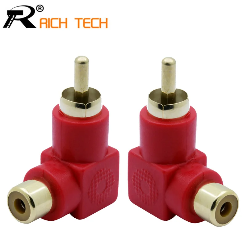4pcs Industrial 90 Degree RCA Right Angle Connector Plug Adapters Male To Female M/F Elbow Adapter Audio
4pcs Industrial 90 Degree RCA Right Angle Connector Plug Adapters Male To Female M/F Elbow Adapter Audio