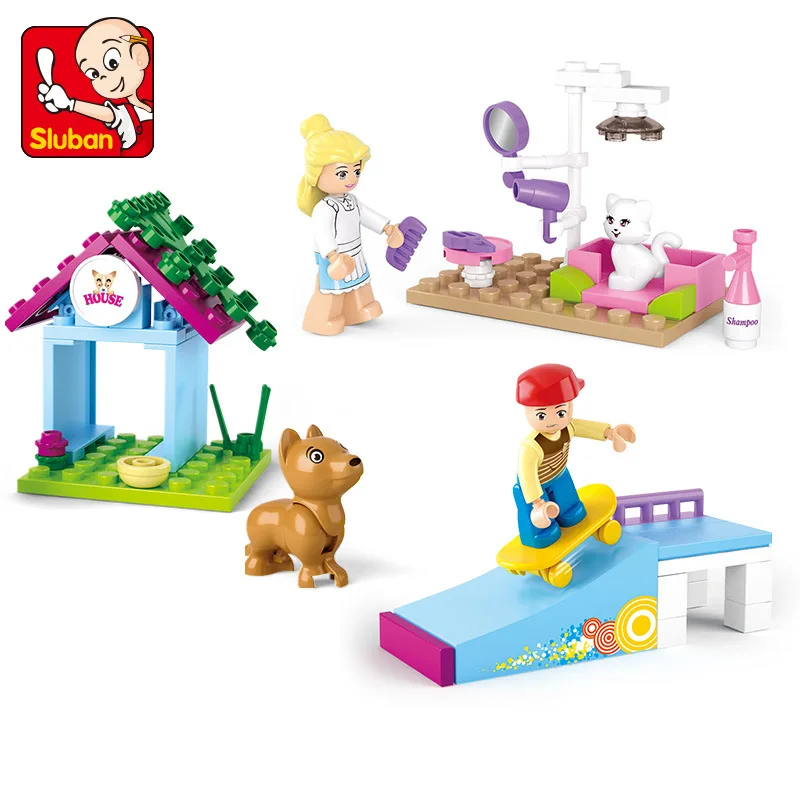 SLUBAN Girl Friends Romantic Restaurant Model Building Blocks Enlighten DIY Figure Toys For Children
SLUBAN Girl Friends Romantic Restaurant Model Building Blocks Enlighten DIY Figure Toys For Children